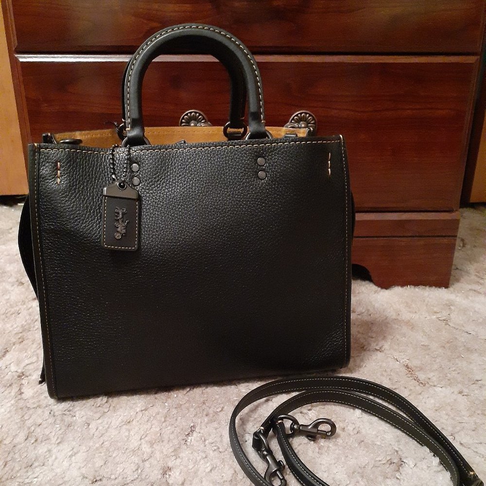 New Coach 1941 Rogue 30 Satchel ~ Black
